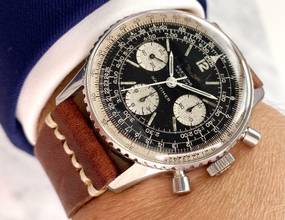 Thumbnail von Breitling Navitimer Vintage Navitimer Iraqi Air Force SERVICED Iraqu Military 806 806
