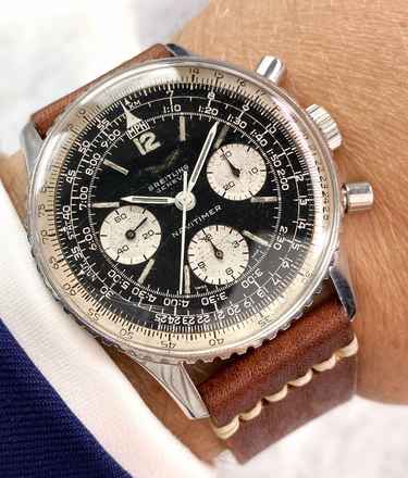  Breitling Navitimer Vintage Navitimer Iraqi Air Force SERVICED Iraqu Military 806 806 