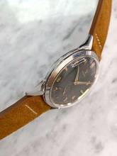 Thumbnail von Omega Classic Beautiful Vintage 35mm Unrestored Black Chocolate GILT Dial 2605 2605