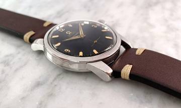 Thumbnail von Omega Seamaster Black Honeycomb Dial Seamaster Vintage Automatic Automatik ref 2846 2846