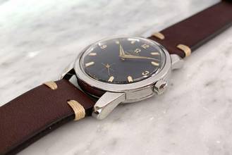 Thumbnail von Omega Seamaster Black Honeycomb Dial Seamaster Vintage Automatic Automatik ref 2846 2846