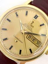 Thumbnail von Omega Constellation Day-Date SERVICED Constellation Day Date SOLID GOLD Vintage Automatic 168016 Chronometer 168016