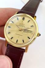 Thumbnail von Omega Constellation Day-Date SERVICED Constellation Day Date SOLID GOLD Vintage Automatic 168016 Chronometer 168016