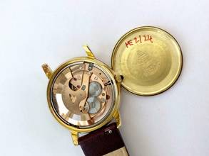 Thumbnail von Omega Constellation Day-Date SERVICED Constellation Day Date SOLID GOLD Vintage Automatic 168016 Chronometer 168016