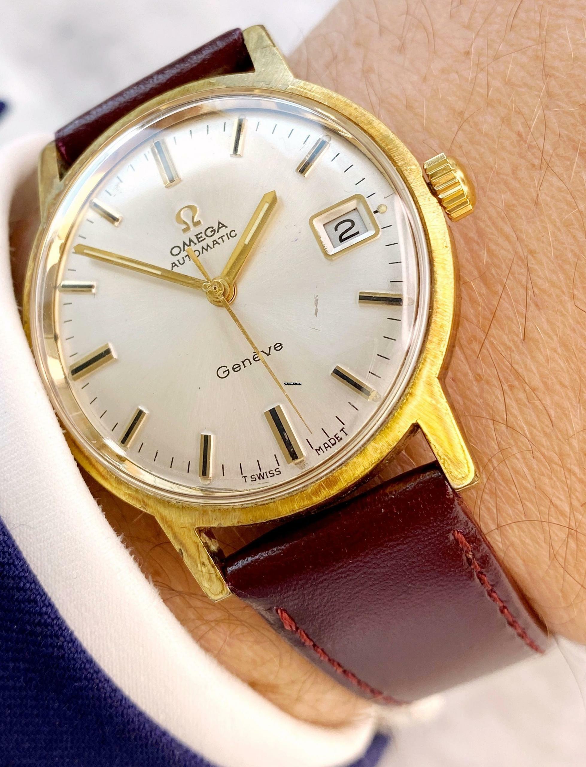 Omega Genève Vintage Automatic Automatik Date 166070 166.070