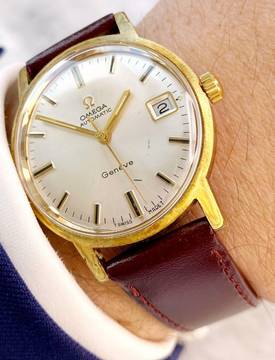  Omega Genève Vintage Automatic Automatik Date 166070 166.070 