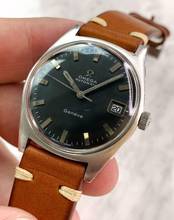 Thumbnail von Omega Genève Serviced Geneve Vintage Automatic Automatik Black Restored Dial ref 166.041 166.041