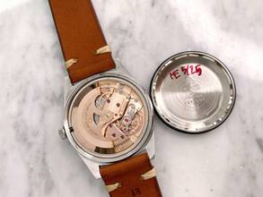 Thumbnail von Omega Genève Serviced Geneve Vintage Automatic Automatik Black Restored Dial ref 166.041 166.041