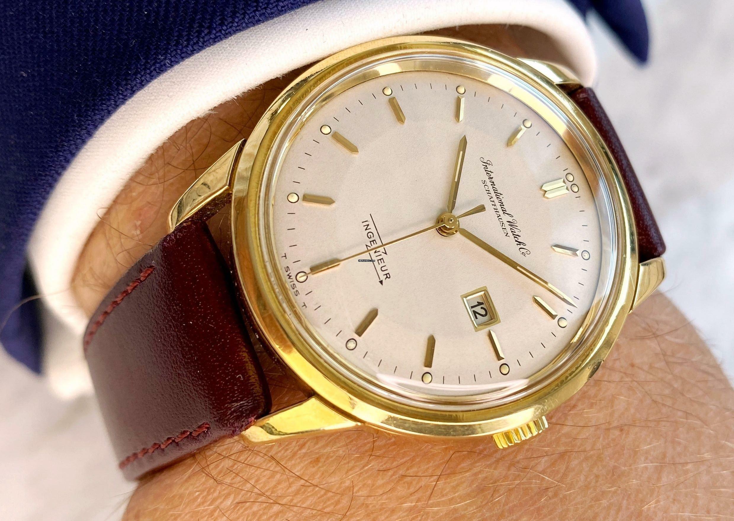 Thumbnail von IWC Ingenieur Automatic 36mm Vollgold Datum ref 666 Automatic 666