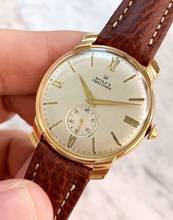 Thumbnail von Rolex Precision Very Rare Precision Vintage Rosegold 35mm Fancy Lugs ref 4118 Pink Gold 4118