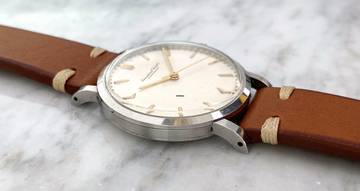 Thumbnail von IWC Vintage Bauhaus Design 35mm Steel Handwinding