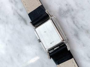 Thumbnail von Omega Classic Quarz Vintage SOLID WHITE GOLD Factory Diamonds Ladys Damen