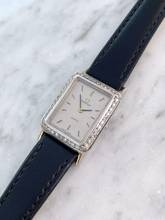 Thumbnail von Omega Classic Quarz Vintage SOLID WHITE GOLD Factory Diamonds Ladys Damen