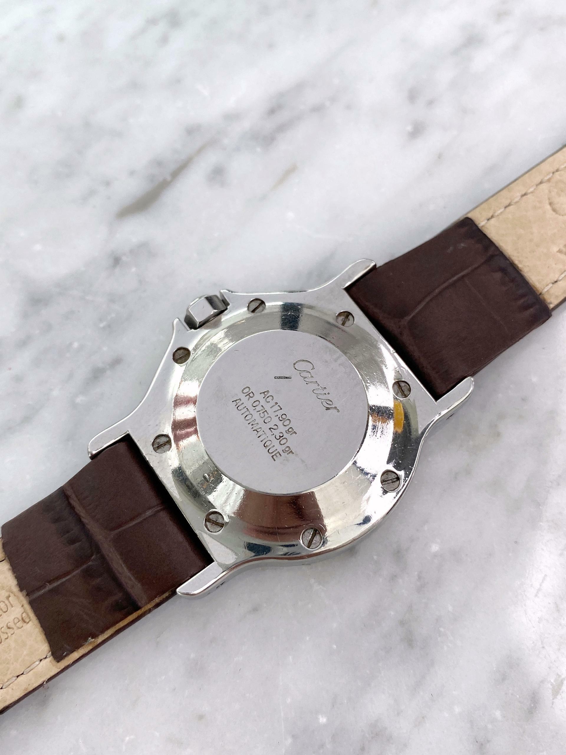 Thumbnail von Cartier Santos Octagon Automatic ref 2966 2966