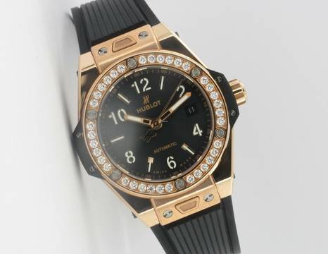  Hublot Big Bang One Click King Gold Diamonds Big Bang 33mm 