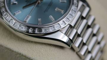 Thumbnail von Rolex Day-Date 40 Platin Baguette TBR - Top Condition - Fullset - 02/2021