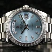 Thumbnail von Rolex Day-Date 40 Platin Baguette TBR - Top Condition - Fullset - 02/2021