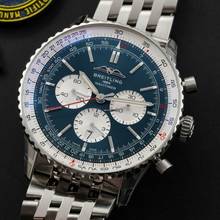 Thumbnail von Breitling Navitimer 1 B01 Chronograph 46 light blue NEW FULL SET