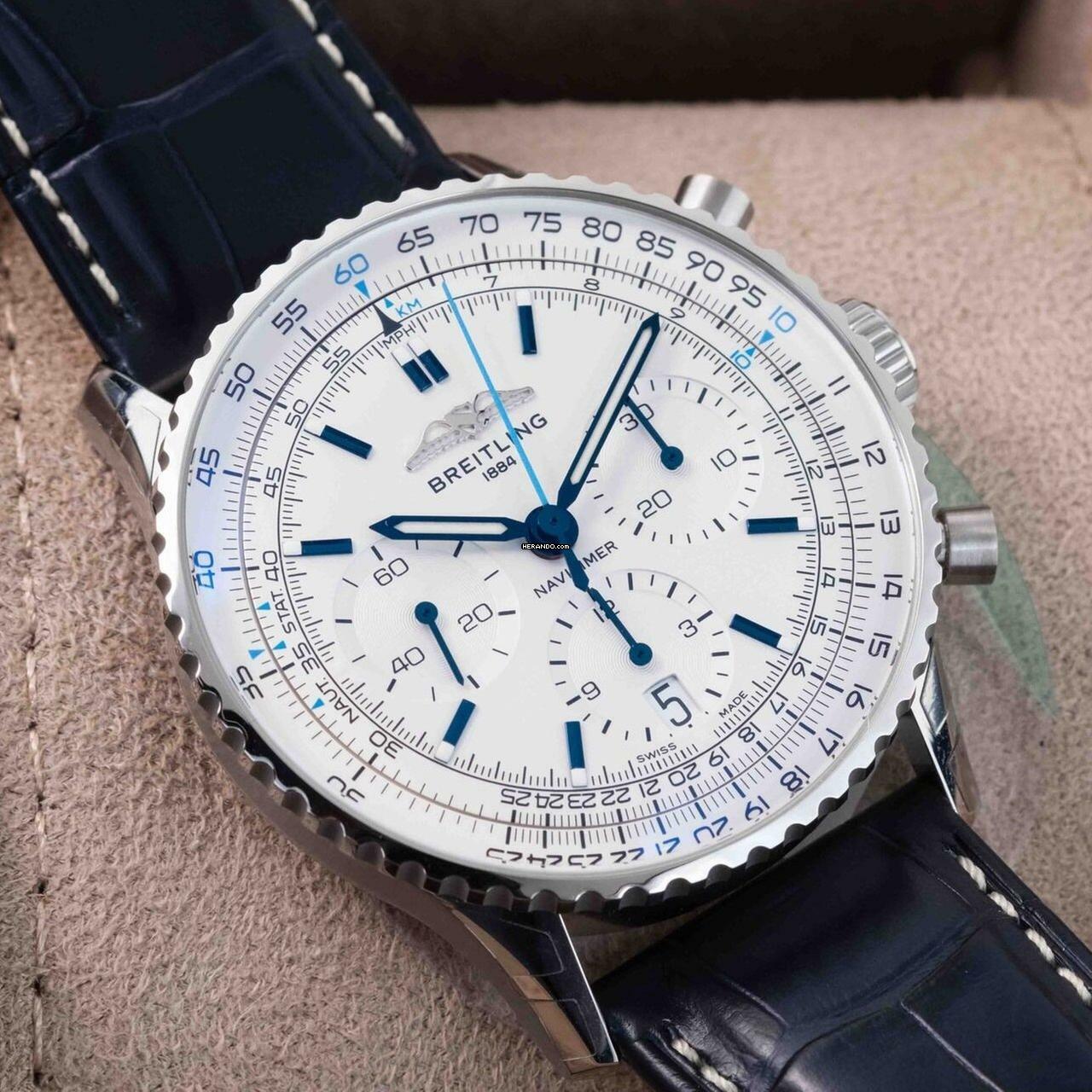  Breitling Navitimer 1 B01 Chronograph 41 NEW FULL SET 