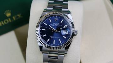 Thumbnail von Rolex Datejust 36 Blue - New - Fullset - 11/2025