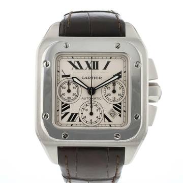  Cartier Santos 100 XL Chronograph Steel 