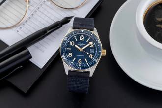 Thumbnail von Glashütte Original SeaQ Stahl / Gold Automatik Herrenuhr Ref. 1-39-11-10-90-34