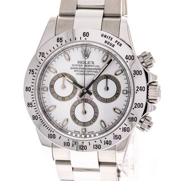  Rolex Daytona White – 116520 – like NEW – 2014 Full Set 