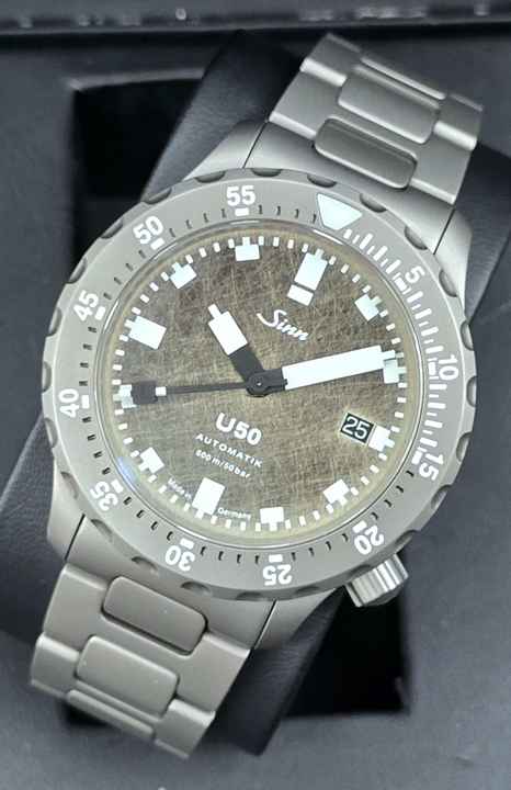  Sinn U50 DS 500M 1050.034 Limited Edition 1000 Pieces Very Good Full Set 8-2024 