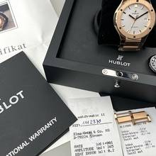 Thumbnail von Hublot Classic Fusion 45mm King Gold Opalin Automatic Watch EK 09/2020 deutsche Auslieferung Full Set Erstkaufrechnung