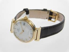 Thumbnail von IWC Da Vinci 4450 massiv 18 Karat Gelbgold Damenuhr Automatik 27 mm im Top Zustand mit original 18 Karat Schließe wie Neu