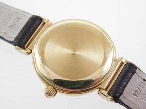 Thumbnail von IWC Da Vinci 4450 massiv 18 Karat Gelbgold Damenuhr Automatik 27 mm im Top Zustand mit original 18 Karat Schließe wie Neu