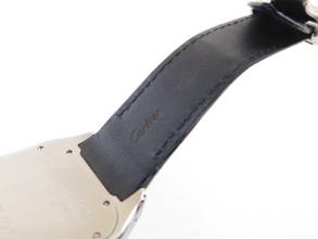 Thumbnail von Cartier Santos 100 XL 38 x 51 mm im Top Zustand mit Box und original Krokoband Stahl Gold Neues Original Cartier Krokoband und Faltschließe