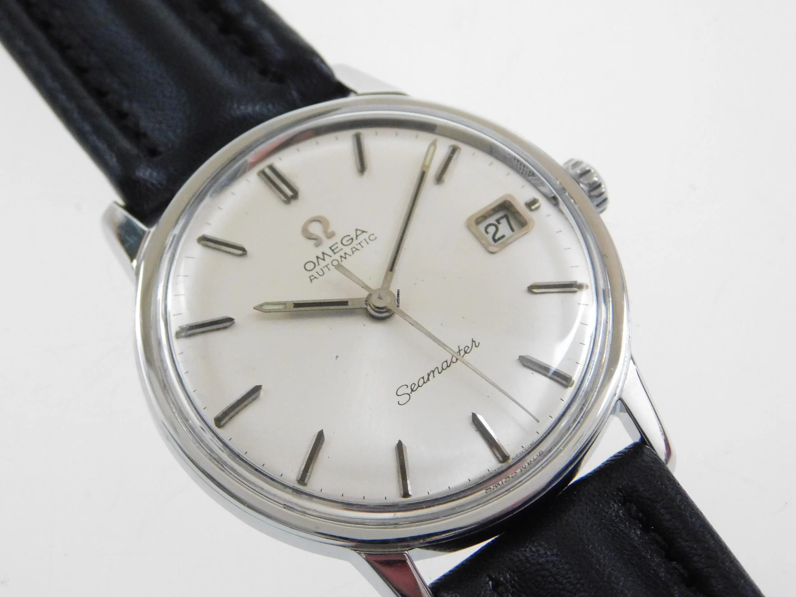 Omega Seamaster Herrenuhr 34,5mm Automatik von 1966 Kaliber 565