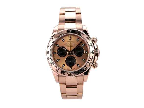  Rolex Daytona 116505 Everose-Gold Sundust Schwarz 