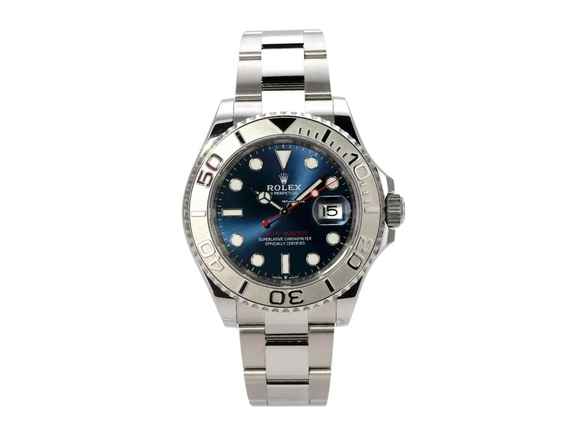  Rolex Yacht-Master 40 mm Edelstahl / Platin Ref. 126622 Blau 