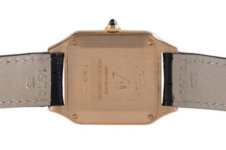 Thumbnail von Cartier Santos Dumont 18k Rotgold Quarz Damenuhr WGSA0022 4212