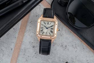 Thumbnail von Cartier Santos Dumont 18k Rotgold Quarz Damenuhr WGSA0022 4212