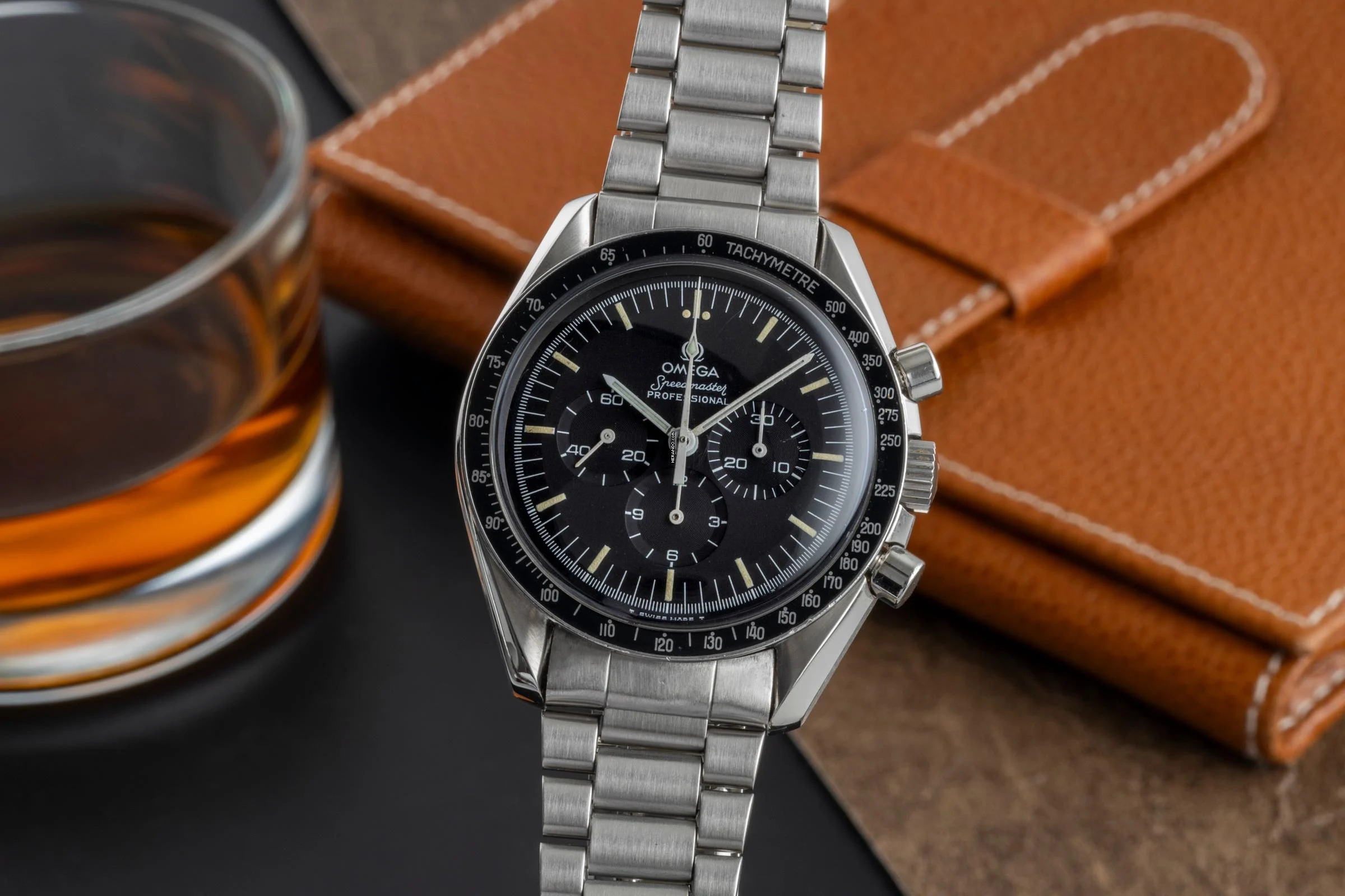  Omega Speedmaster Professional Moonwatch Chronograph Stahl Handaufzug 145.0022 B&P 1983 