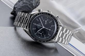 Thumbnail von Omega Speedmaster Reduced Chronograph Stahl Automatik Ref. 3510.50.00 Papiere