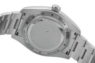 Thumbnail von Rolex Milgauss Black Dial Stahl Automatik Herrenuhr Ref. 116400 V-Serie B&P 2009