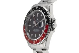 Thumbnail von Rolex GMT-Master II Coke Swiss Only Automatik Herrenuhr Ref. 16710 U-Serie B&P