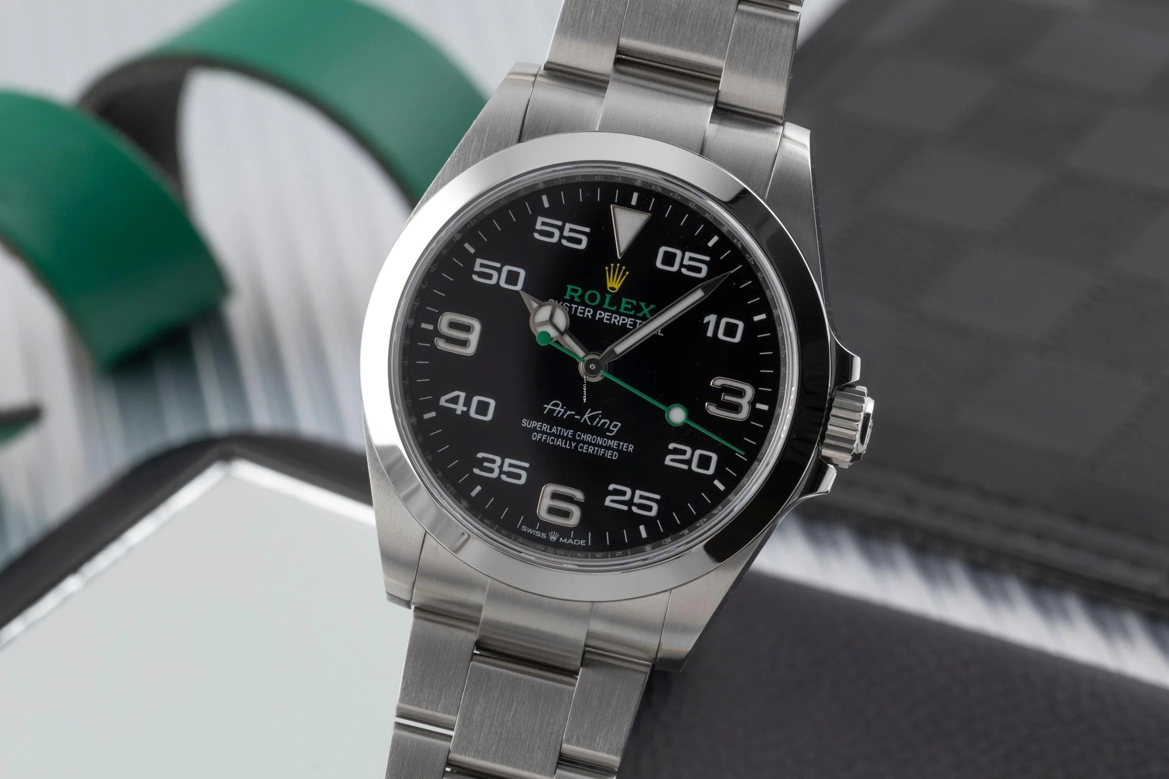 Rolex Air King Edelstahl Automatik Herrenuhr Ref. 126900 B&P 2025