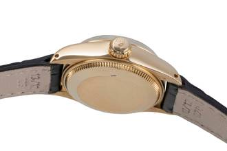 Thumbnail von Rolex Lady-Datejust 18k (0,750) Gold Automatik Damenuhr Ref. 6916 Klassiker