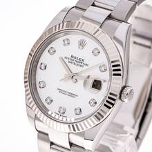 Thumbnail von Rolex Datejust 41 Pearl Dial Diamond – 126334 – like NEW – 2022 Full Set Lc100