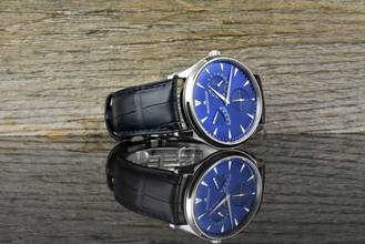 Thumbnail von Jaeger-LeCoultre Master Ultra Thin Réserve de Marche Blue unpoliert B&P 2019