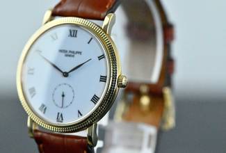 Thumbnail von Patek Philippe Calatrava 3919 | Full Set 1996 from German first owner | Yellow gold