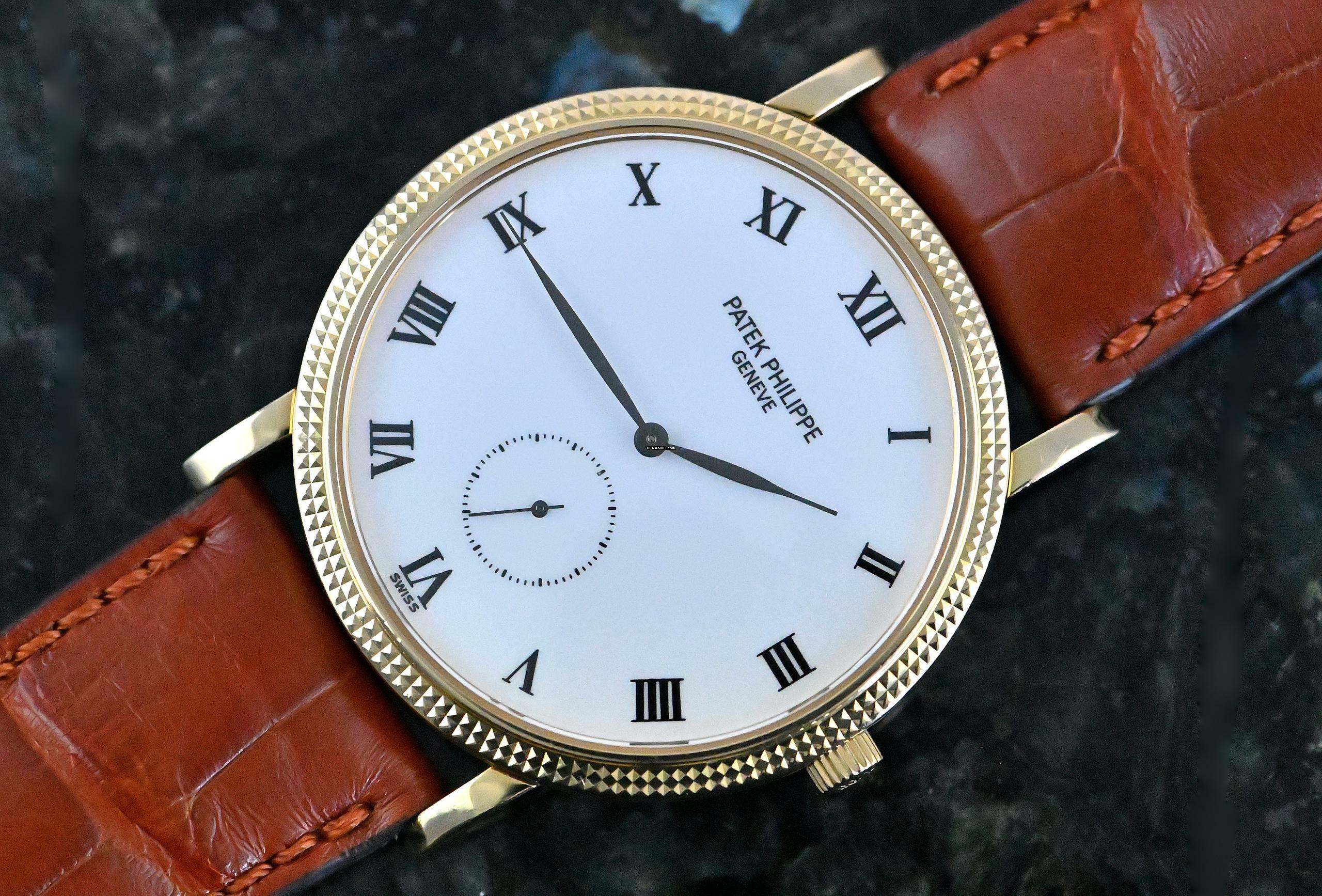 Patek Philippe Calatrava 3919 | Full Set 1996 from German first owner | Yellow gold