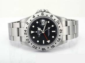 Thumbnail von Rolex Explorer II 16570 T Stahl Automatik 2004 Zweite Zeitzone 2 Edelstahl Stainless Steel Oyster-band Chronometer Black Dial