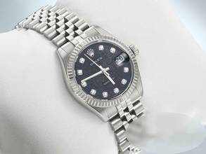 Thumbnail von Rolex Datejust 31 31mm 178274 2013 Stahl Weissgold 750 Diamanten Automatik Stainless Steel 18kt White Gold Jubilé-band Chronometer Oyster Black Dial