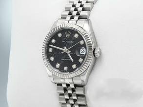 Thumbnail von Rolex Datejust 31 31mm 178274 2013 Stahl Weissgold 750 Diamanten Automatik Stainless Steel 18kt White Gold Jubilé-band Chronometer Oyster Black Dial